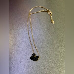 Swarovski Black Swan Necklace